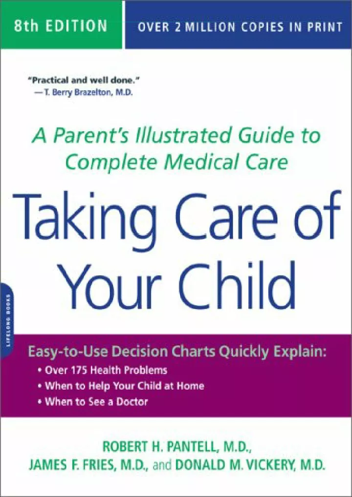 taking care of your child a parent s illustrated