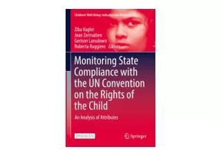 Download Monitoring State Compliance with the UN Convention on the Rights of the