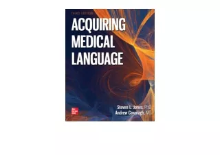Kindle online PDF Acquiring Medical Language for android