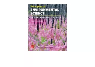 PDF read online Principles of Environmental Science full