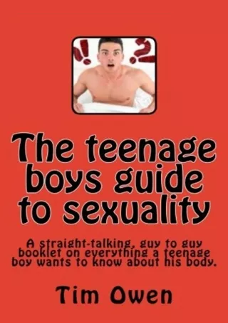 READ [PDF] Teenage boys guide to sexuality kindle