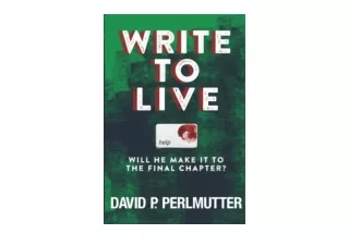 Download PDF Write To Live Will He Make It To The Final Chapter Write To Survive