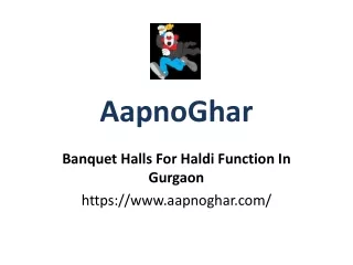Banquet Halls for Haldi Function in Gurgaon | Banquet Halls for Sangeet Function