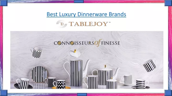 best luxury dinnerware brands