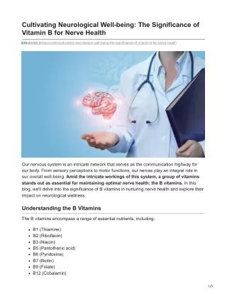 cultivating neurological well being