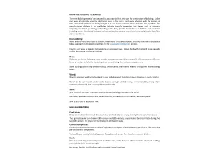 what are building materials the term building