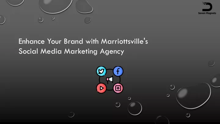 enhance your brand with marriottsville s social