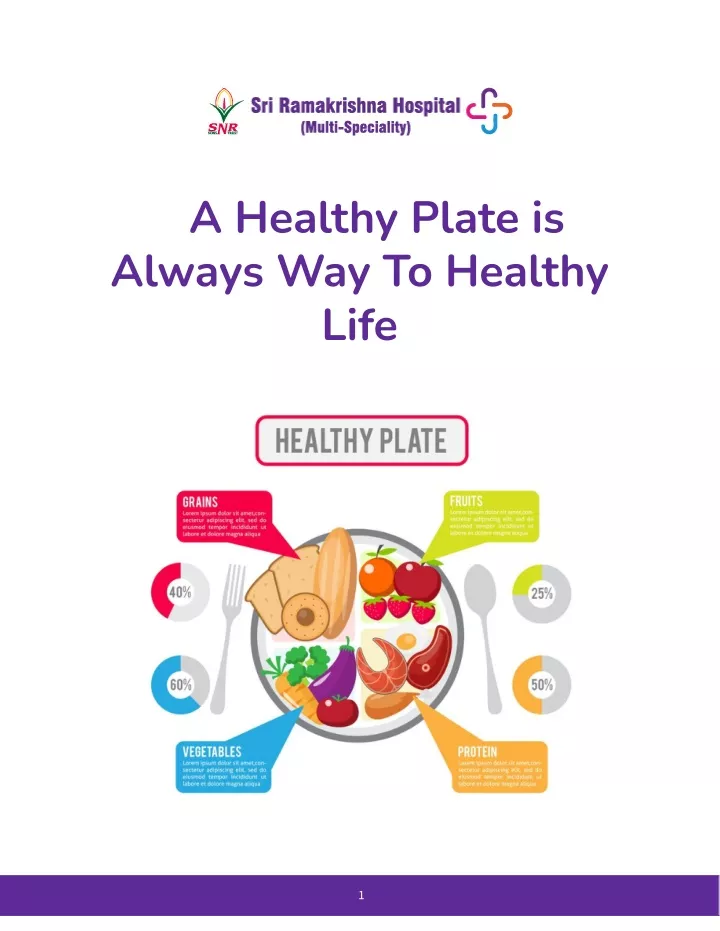 a healthy plate is always way to healthy life