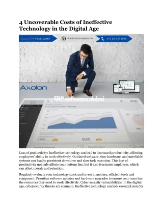 4 uncoverable costs of ineffective technology