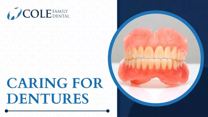 caring for dentures