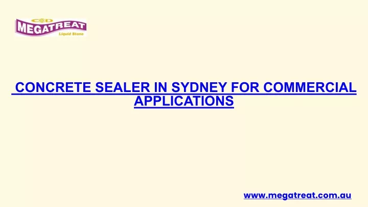 concrete sealer in sydney for commercial