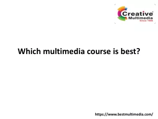 Which multimedia course is best? top multimedia training institutes in Hyderabad