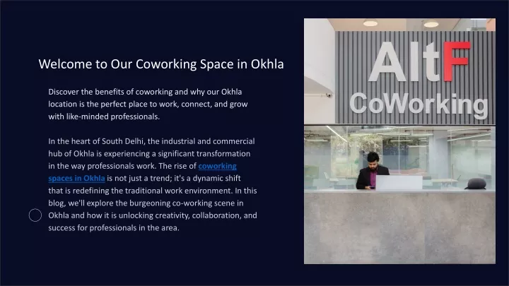 welcome to our coworking space in okhla