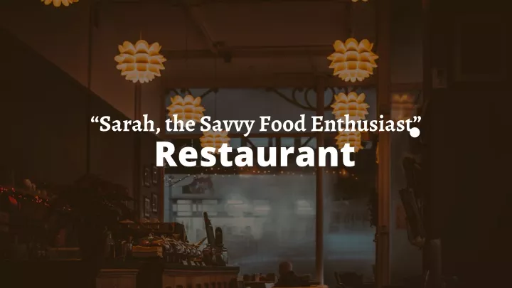 sarah the savvy food enthusiast