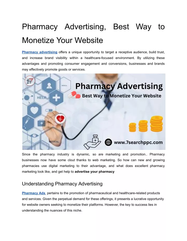 pharmacy advertising best way to