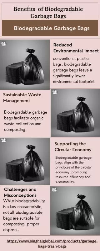 Benefits  of Biodegradable Garbage Bags