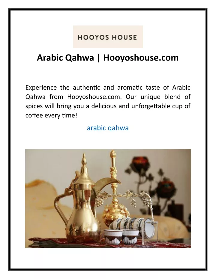 arabic qahwa hooyoshouse com