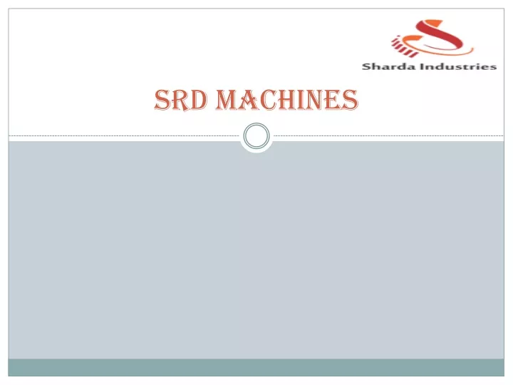 srd machines