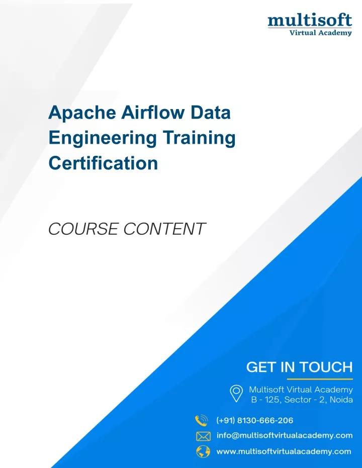 apache airflow data engineering training
