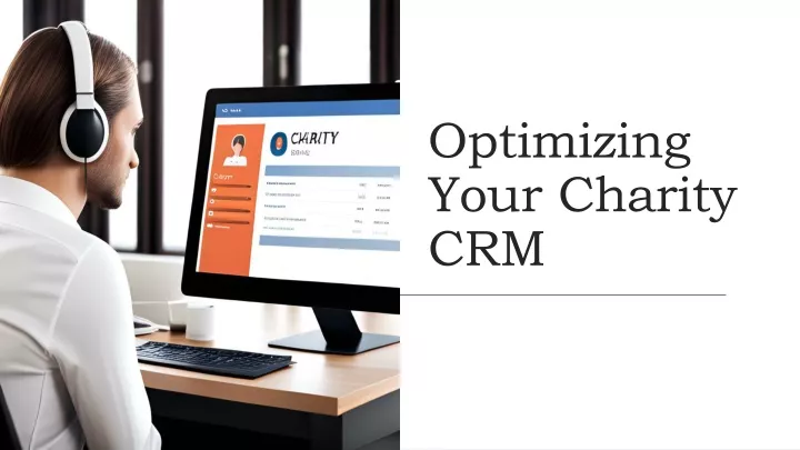 optimizing your charity crm