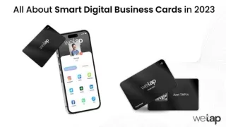 All About Smart Digital Business Cards in 2023 - Wetap