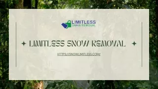 Snow Removal Company | Snowlimitless.com