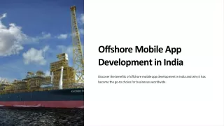offshore mobile app development in india