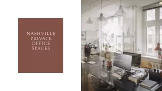 Nashville Private Office Spaces