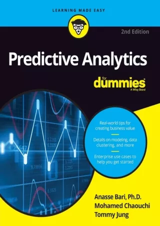 [PDF READ ONLINE] Predictive Analytics For Dummies