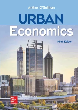 [READ DOWNLOAD] Urban Economics