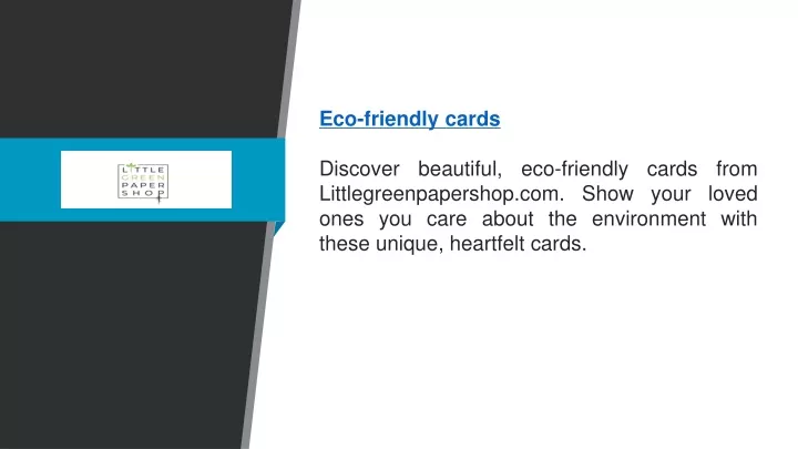 eco friendly cards discover beautiful