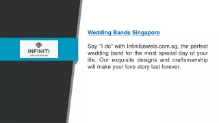 Wedding Bands Singapore | Infinitijewels.com.sg