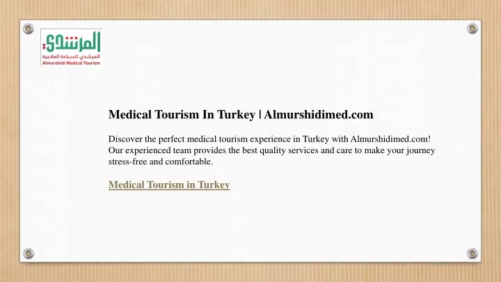 medical tourism in turkey almurshidimed