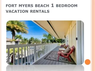 fort myers beach 1 bedroom vacation rentals