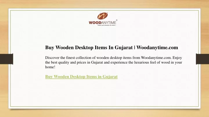 buy wooden desktop items in gujarat woodanytime