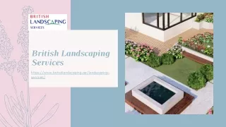 Interior Exterior Landscaping Services In Dubai | Britishlandscaping.ae