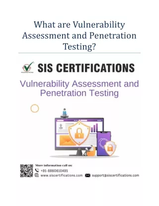 What are Vulnerability Assessment and Penetration Testing?