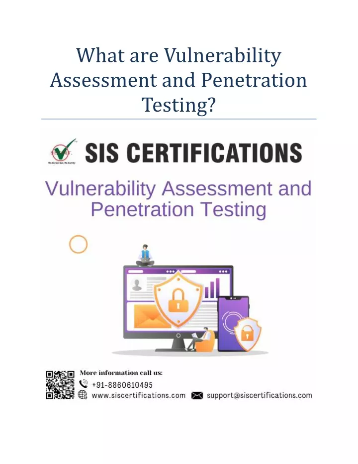 what are vulnerability assessment and penetration