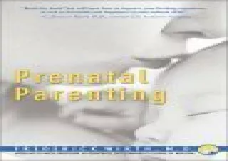 EPUB READ Prenatal Parenting: The Complete Psychological and Spiritual Guide to