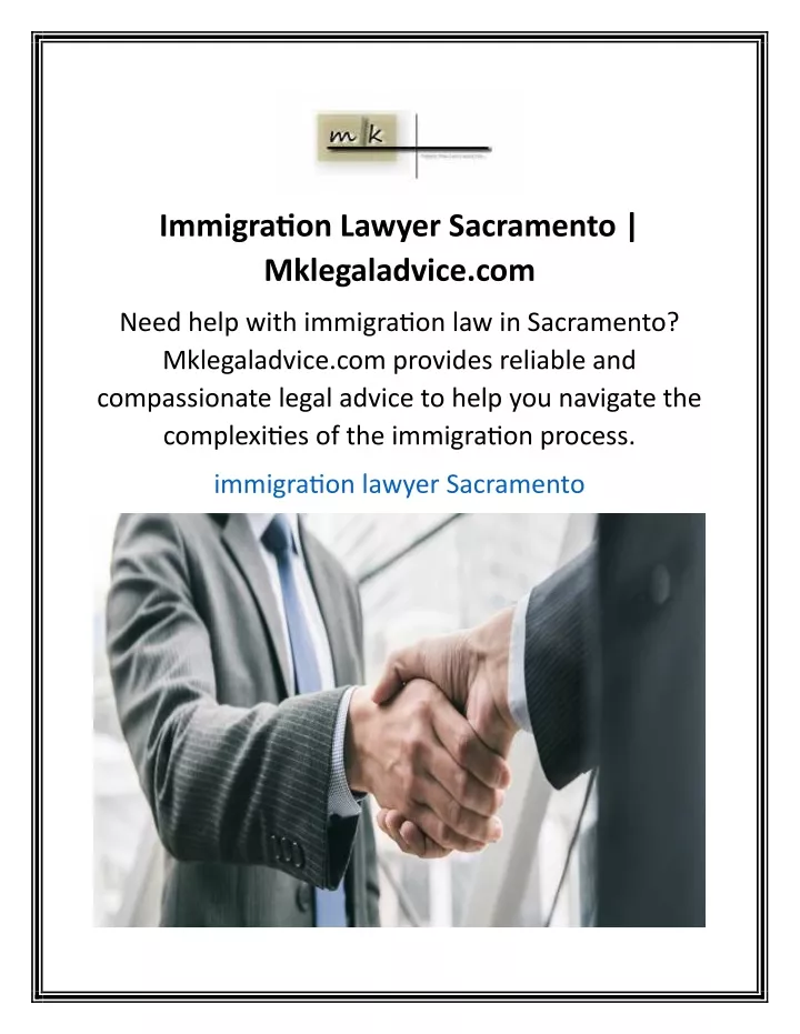 immigration lawyer sacramento mklegaladvice com
