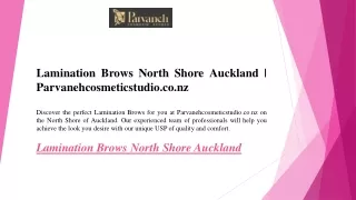 Lamination Brows North Shore Auckland  Parvanehcosmeticstudio.co.nz