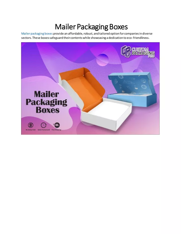 mailer packaging boxes mailer packaging boxes