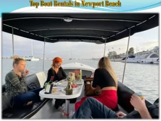 Top Boat Rentals in Newport Beach