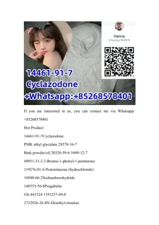 Cheap 14461-91-7Cyclazodone
