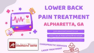 Lower Back Pain Treatment Alpharetta, GA