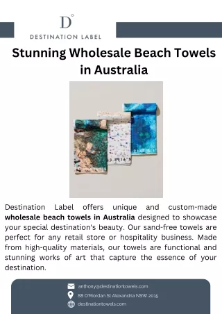 Stunning Wholesale Beach Towels in Australia