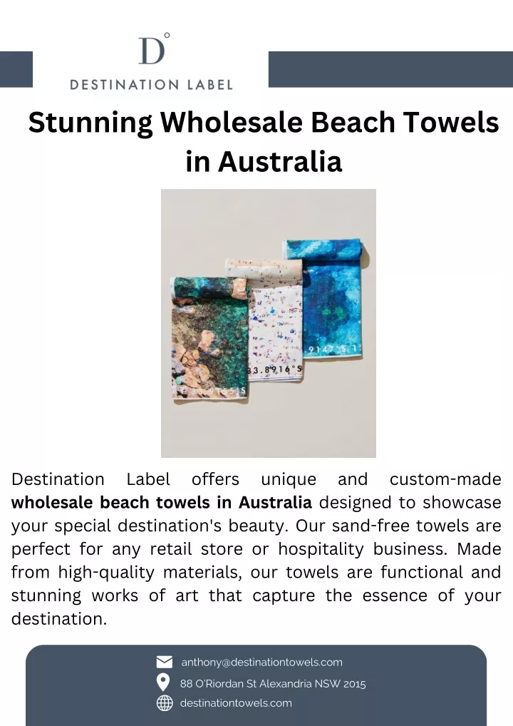 stunning wholesale beach towels in australia