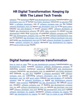 hr digital transformation keeping up with