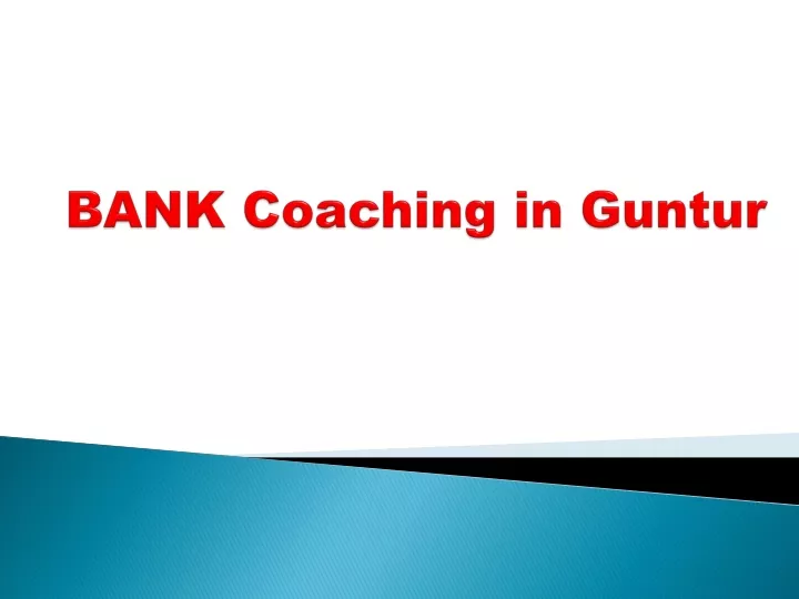 bank coaching in guntur