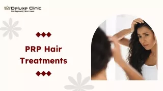 PRP hair treatments